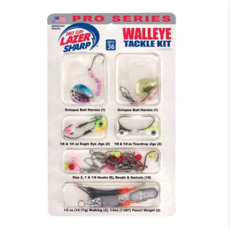 Eagle Claw LPS Walleye Tackle Kit
