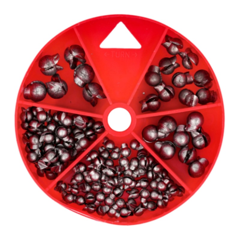 Eagle Claw Removable Split-Shot Sinker Dial Pack