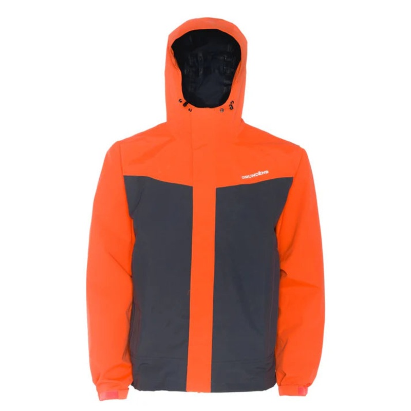 Grundens Full Share Jacket (Orange/Grey)