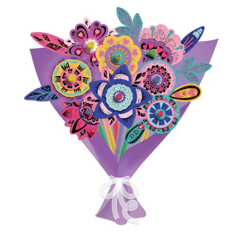 Avenir – Scratch Art – Bouquet – Flower