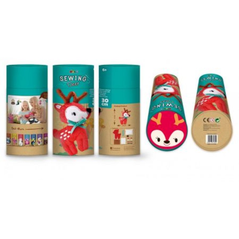My First Doll Sewing Kit Kids Crafts Sewing Crafting Kit Learn to Sew – Deer