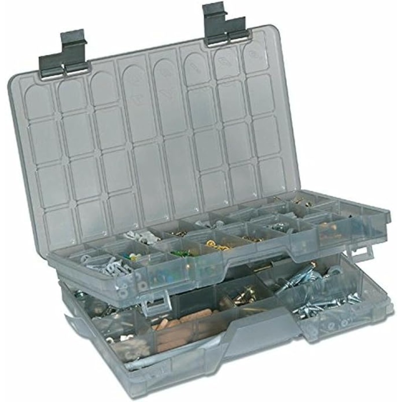 Plano Two-Tier Stowaway 3700 Utility Box (Smoke)