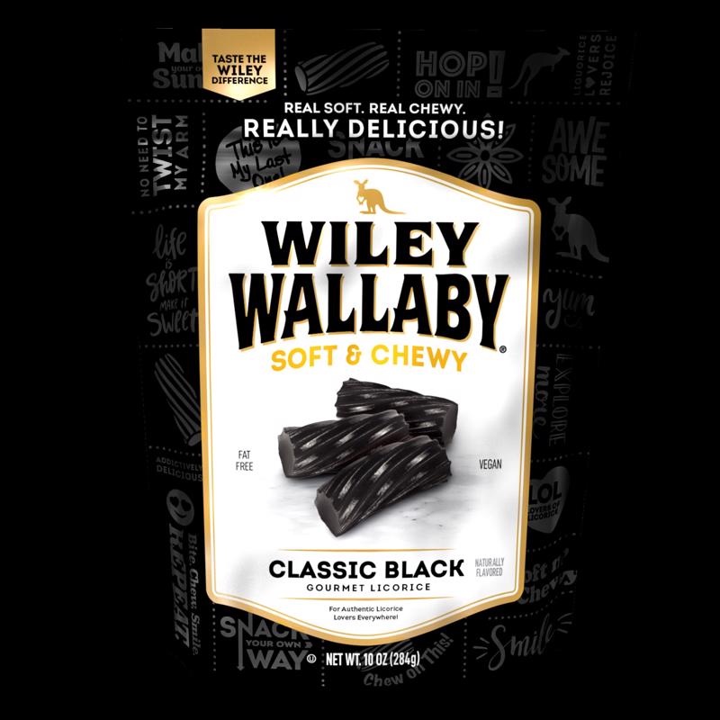 Wiley Wallaby Australian Style Gourmet Black Licorice 10 oz