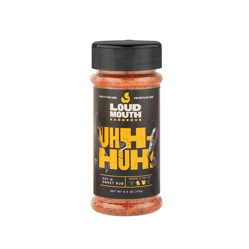 Loud Mouth UHH-HUH Hot N’ Sweet BBQ Rub 6.3 oz