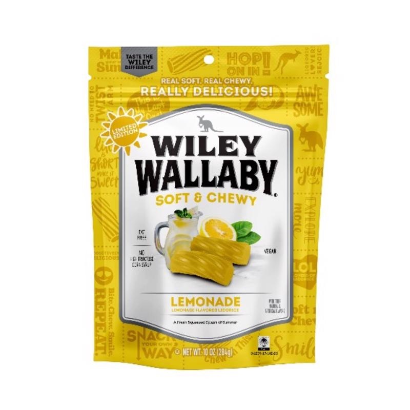 Wiley Wallaby Lemonade Licorice 10 oz
