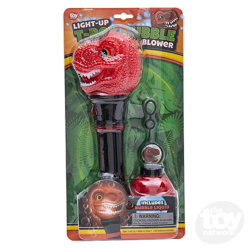 11.5 T-Rex Light-Up Bubble Blower
