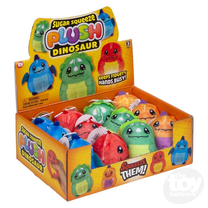 2.75 Sugar Squeeze Plush Dinosaur Assortment (Sold Separately)