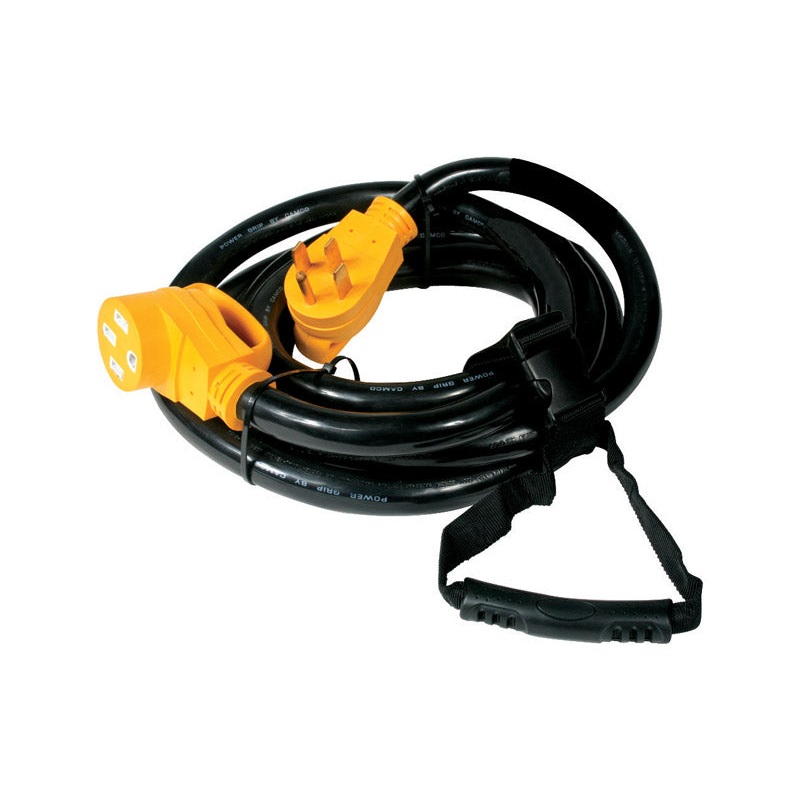 Camco Power Grip 15 ft. 50 amps RV Extension Cord 1 pk