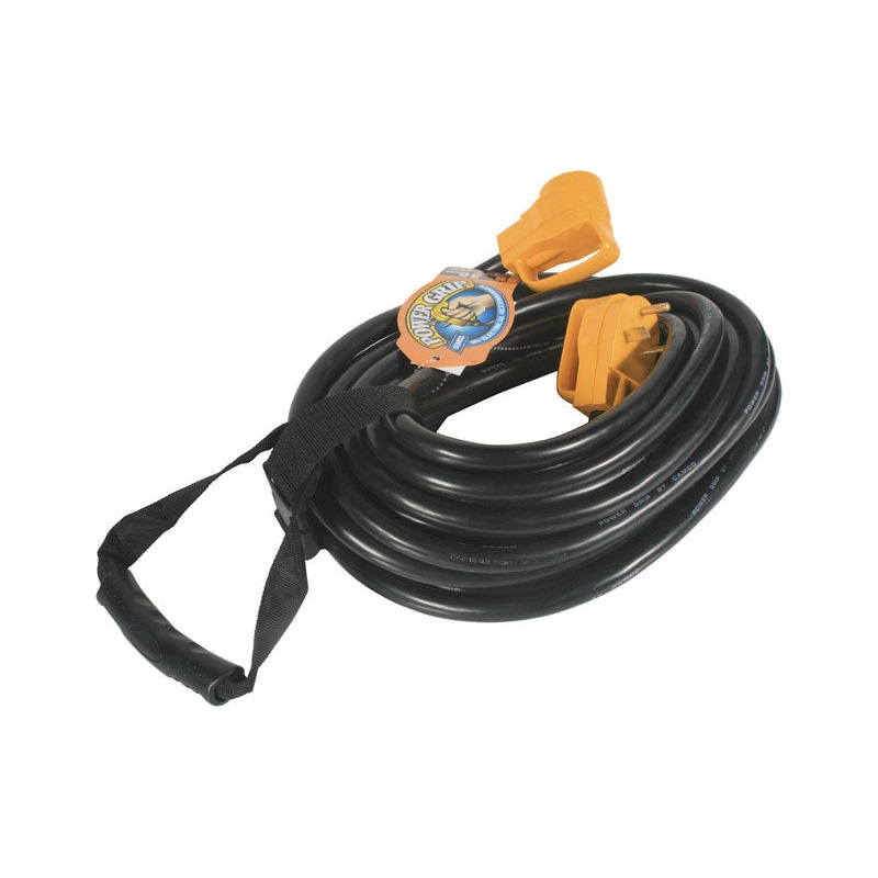 Camco PowerGrip 50 ft. 30 amps Extension Cord 1 pk