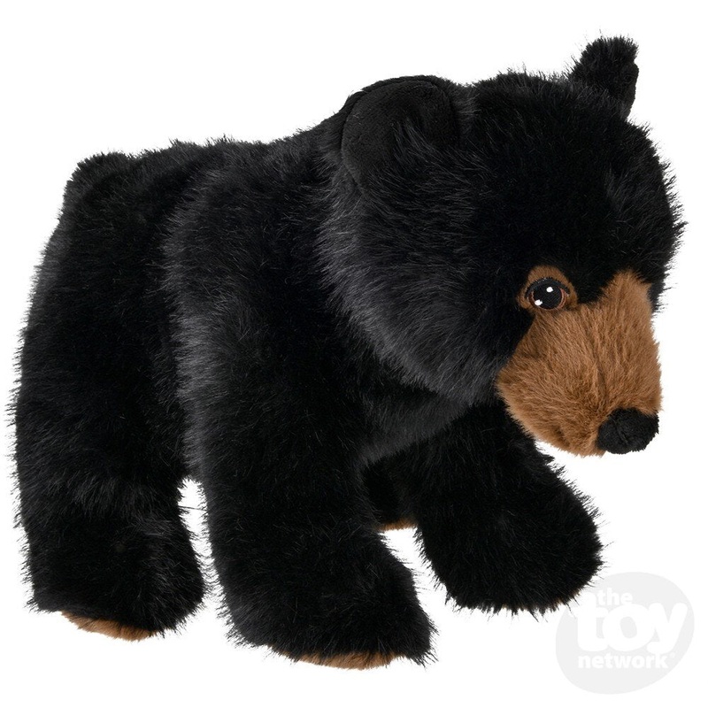12 Animal Den Black Bear Plush