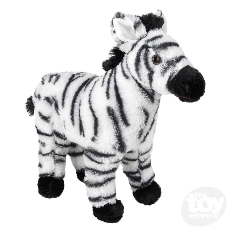 8.5 Animal Den Zebra Plush