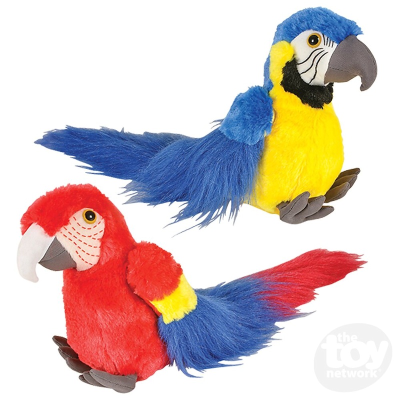 8 Animal Den Macaw Plush (Sold Separately)