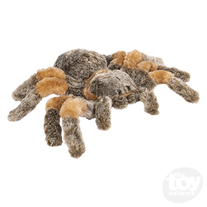 8 Brown Spider Plush
