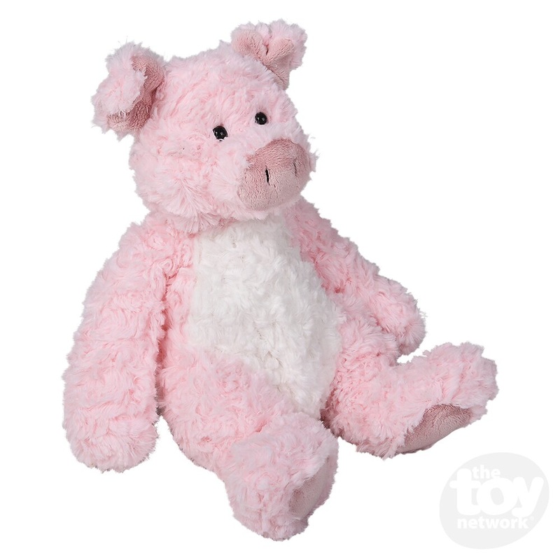 8 Scruffy Buddies Pig Plush