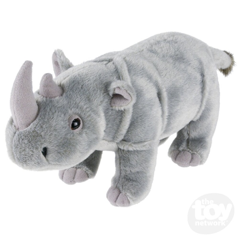 9 Animal Den Rhino Plush