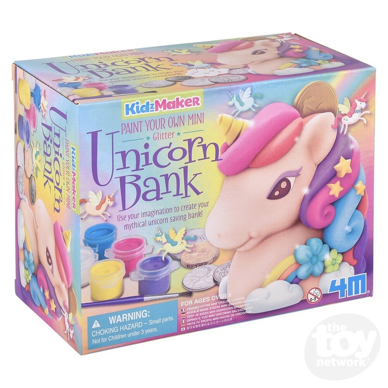 Kidzmaker/Paint Your Own Mini Glitter Unicorn Ban