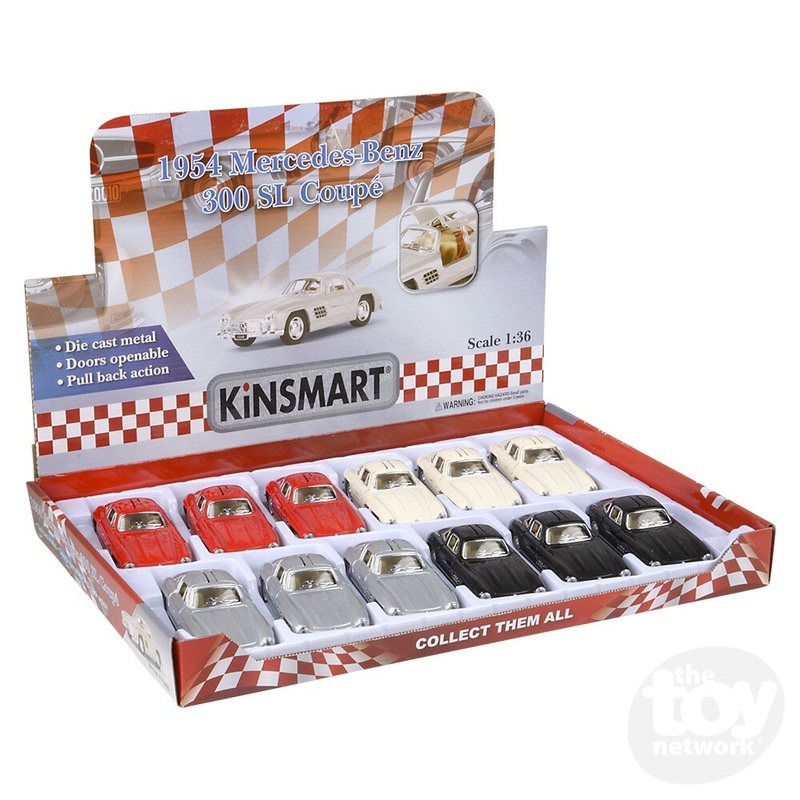 5 Die-Cast Pull Back 1954 Mercedes Benz 300SL (Sold Separately)