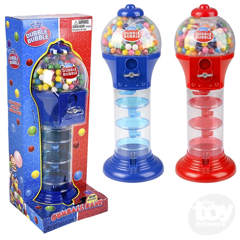 18 Spiral Fun Gumball Bank (Sold Separately)