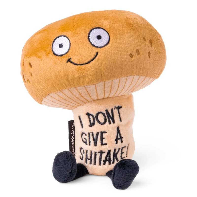 I Don’t Give A Shitake Plush Mushroom