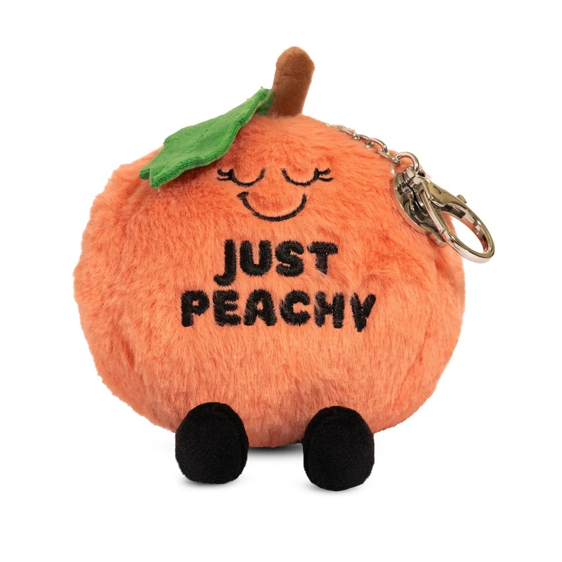 Just Peachy Peach Plush Bag Charm
