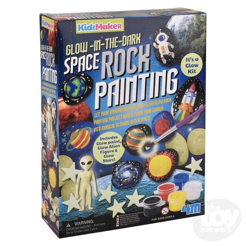 KidzMaker /Glow In The Dark/Space Rock Painting