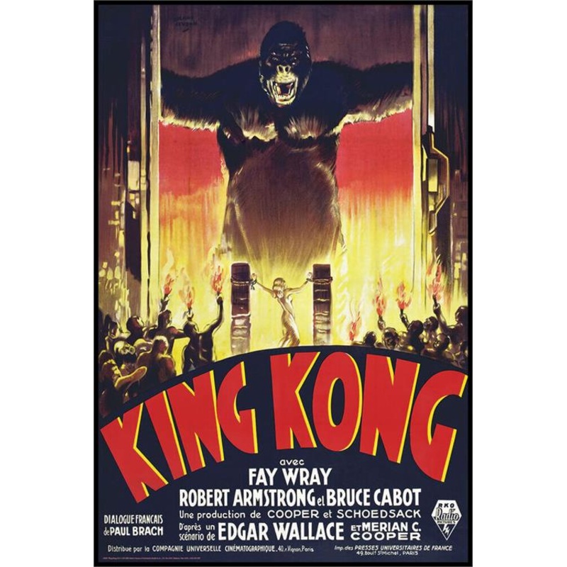 King Kong Gates Fire Poster