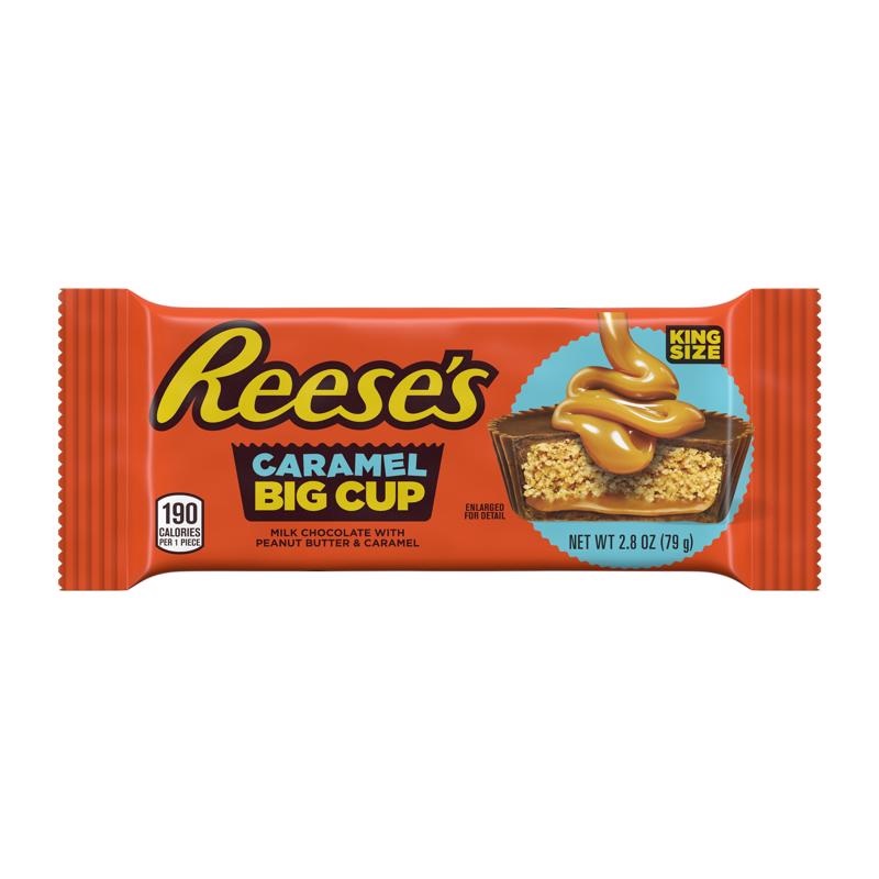 Reese’s Big Cup Peanut Butter and Caramel Chocolate Bar 2.8 oz