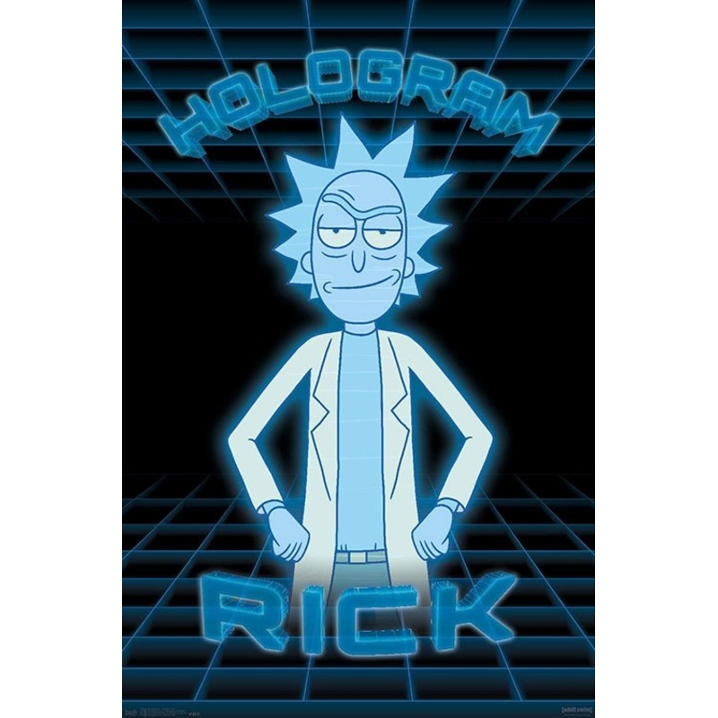 Rick and Morty – Hologram Rick Poster