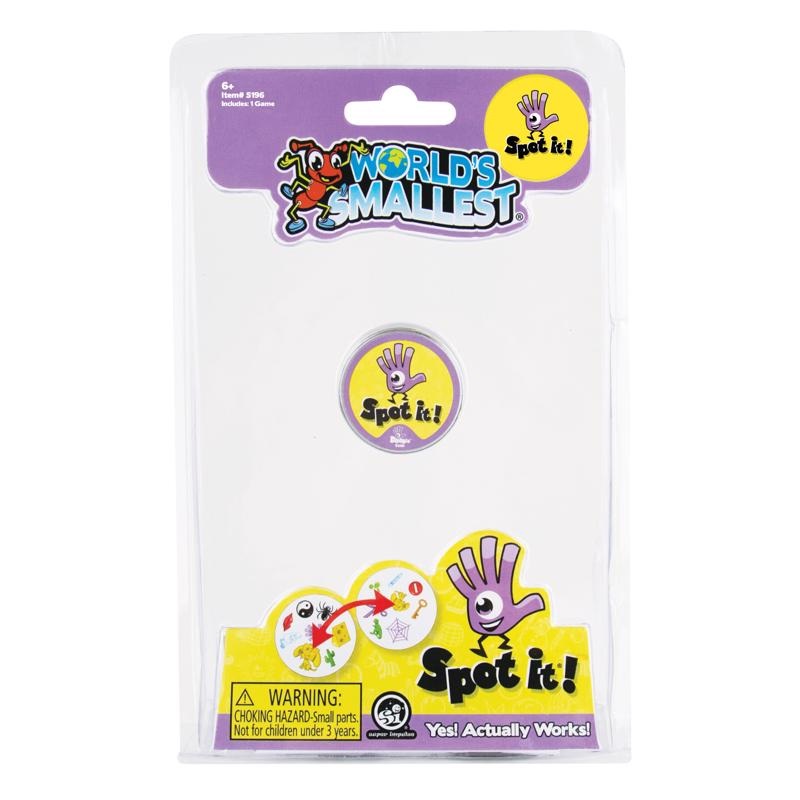 World’s Smallest Spot It Card Game Multicolored