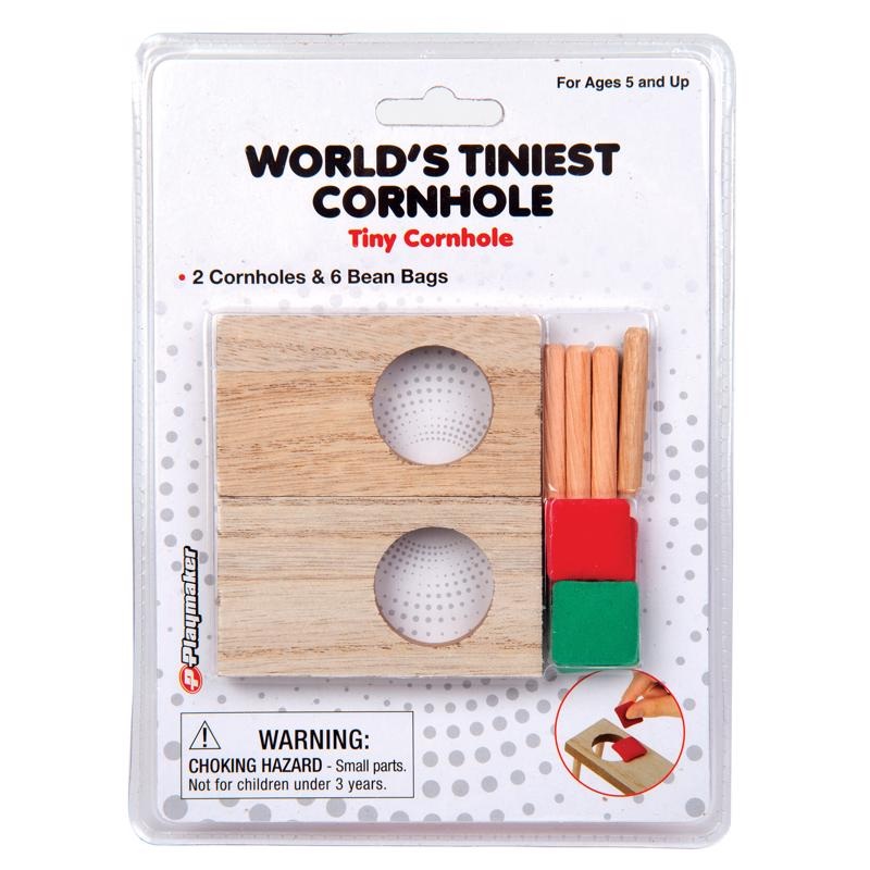 World’s Tiniest Cornhole Game Multicolored 8 pc