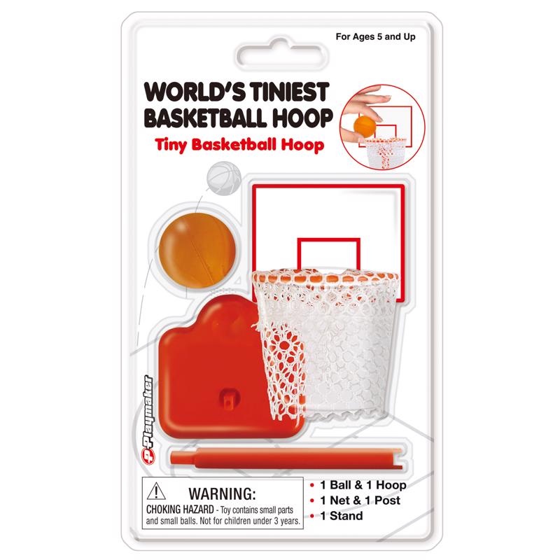 World’s Tiniest Tiny Basketball Hoop Multicolored 5 pc