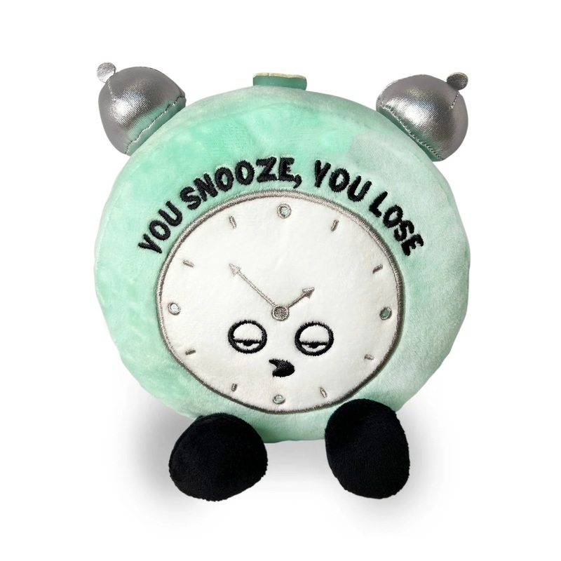You Snooze – You Lose Plush Alarm Clock