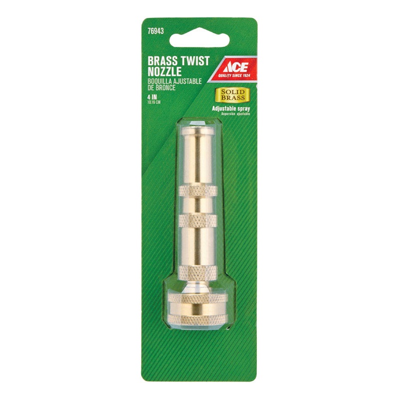 Ace Adjustable Jet Stream Brass Hose Nozzle