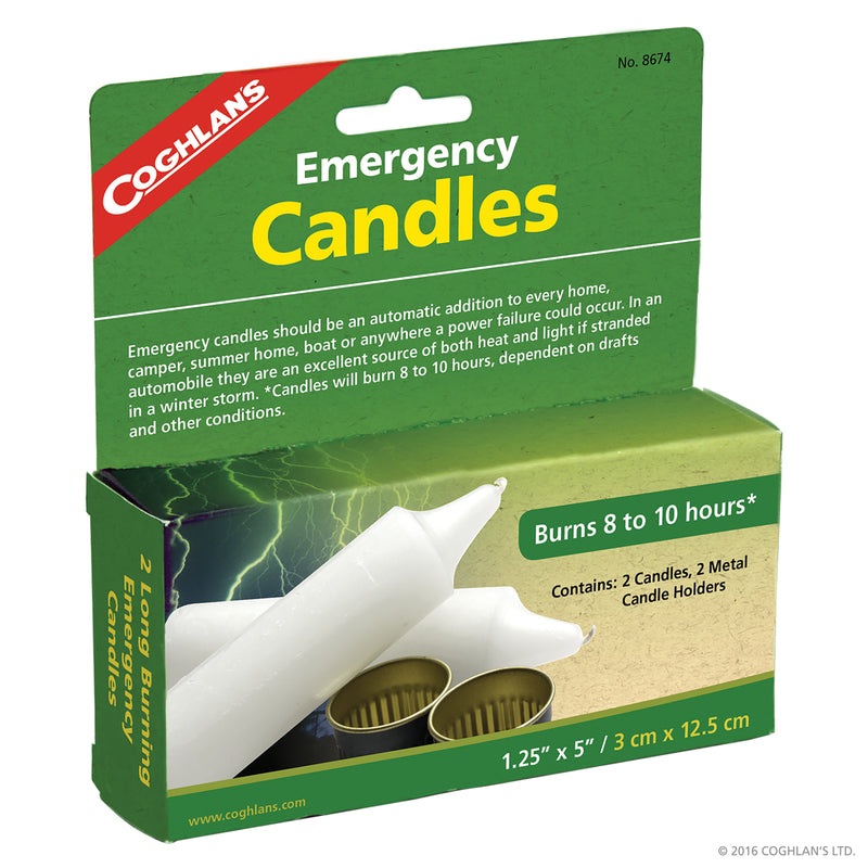 Coghlan’s White No Scent Scent Emergency Candle