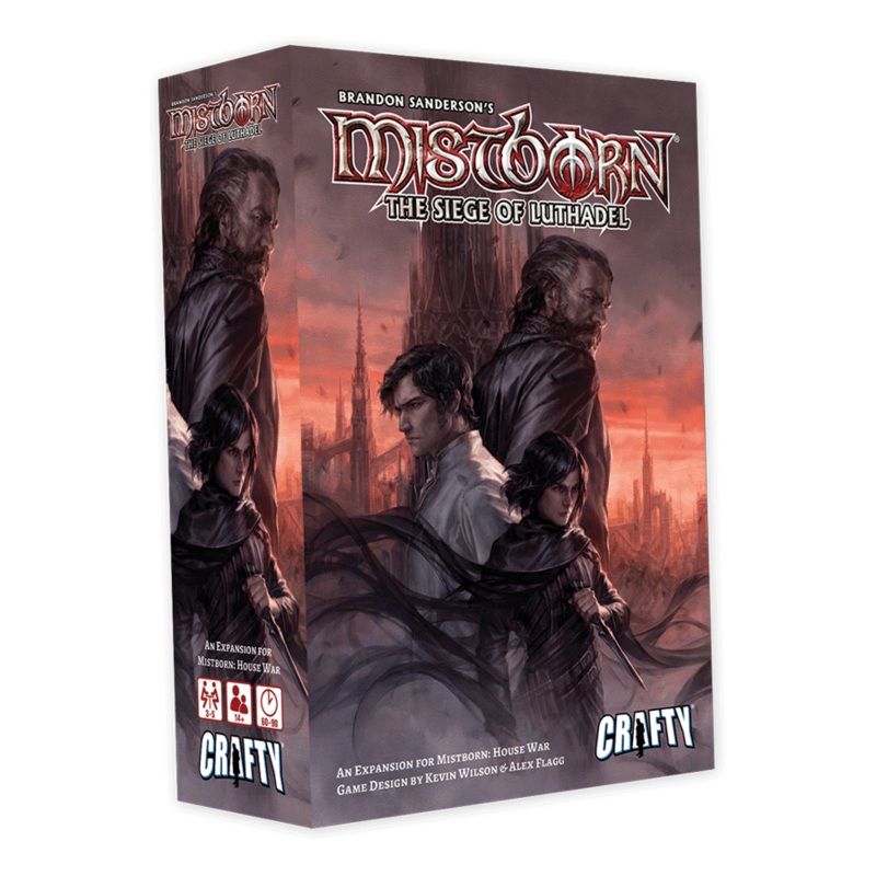 Mistborn House War Siege of Luthadel Fantasy Board Game