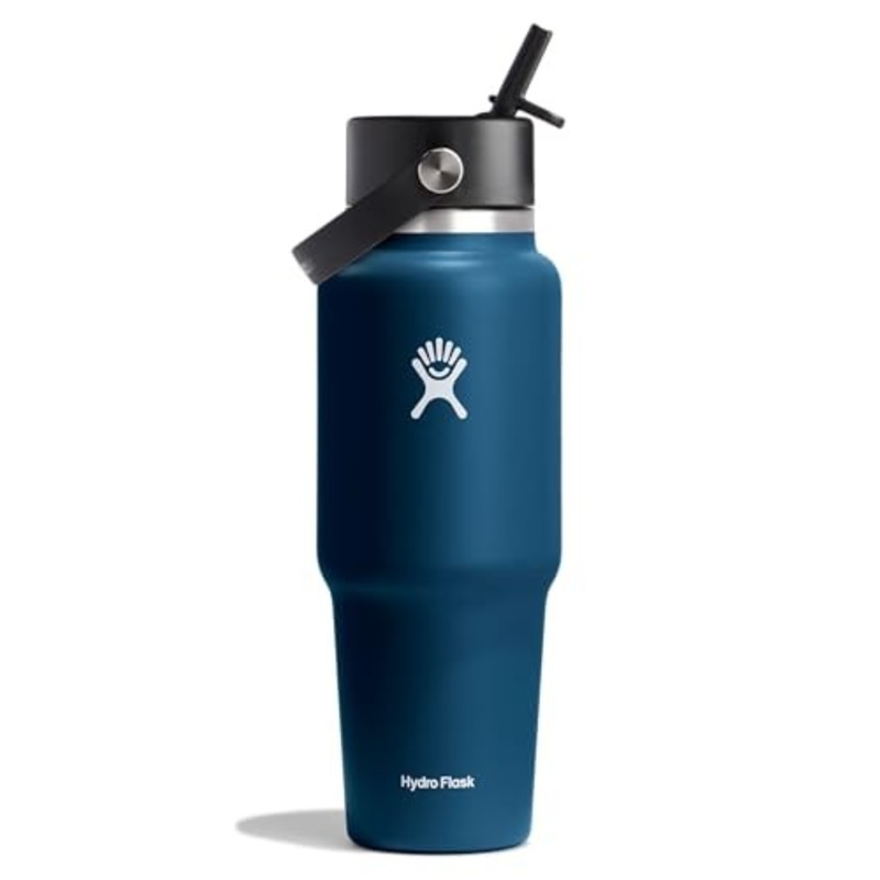 Hydro Flask 32oz Wide Mouth Flex Straw Travel Bottle (Indigo)