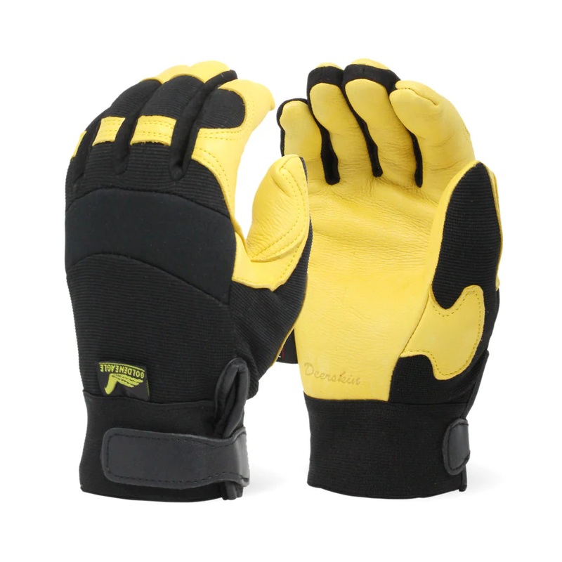 Lined Deerskin Comfort Tech Glove Size L