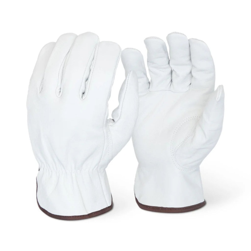 Lined Quality Grain Goatskin Driver Glove Size M