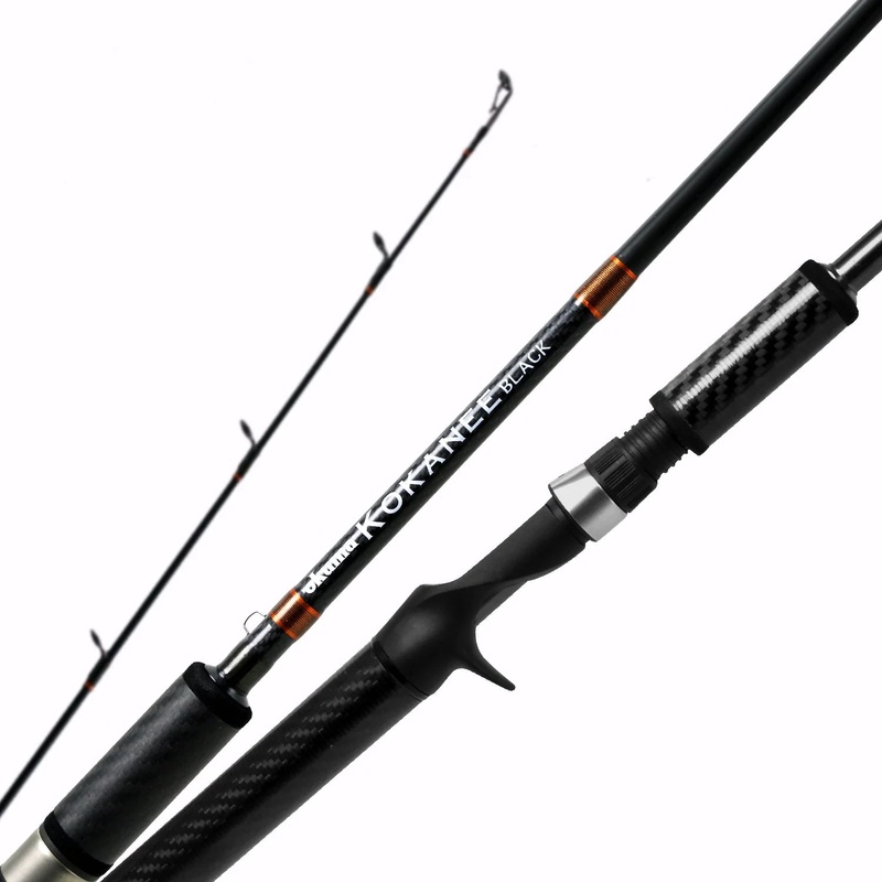 Okuma Kokanee Black Rod 7’6 Spinning Rod