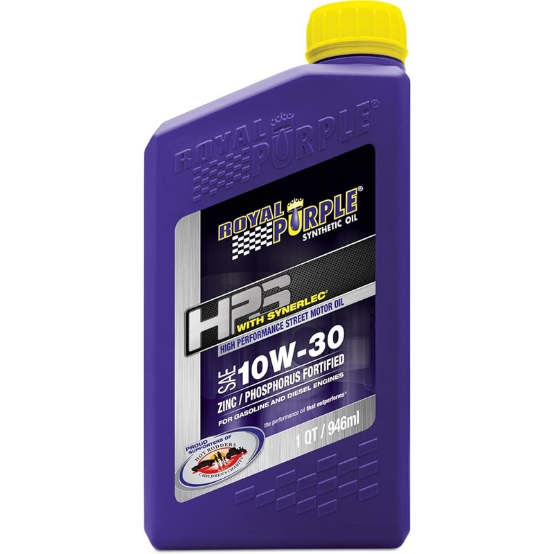 Royal Purple HPS 10W-30 High Performance Street Synthetic Motor Oil with Synerlec – 1 Quart