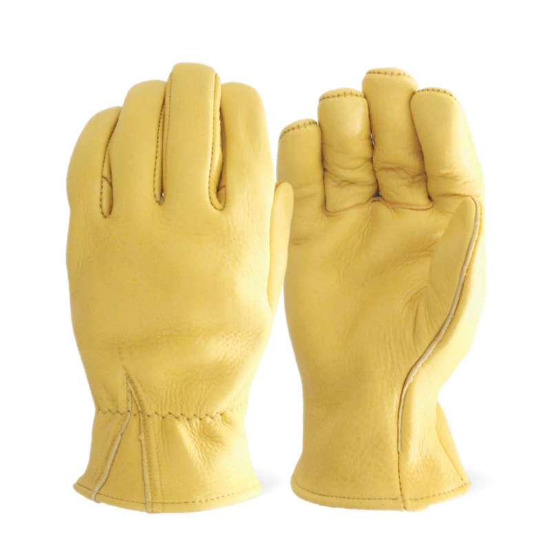 Unlined Seamless Palm Deerskin Glove Size M