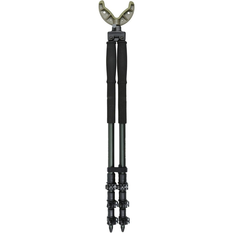 Allen Axial Bipod Shooting Stick, 61 Max Height, Olive