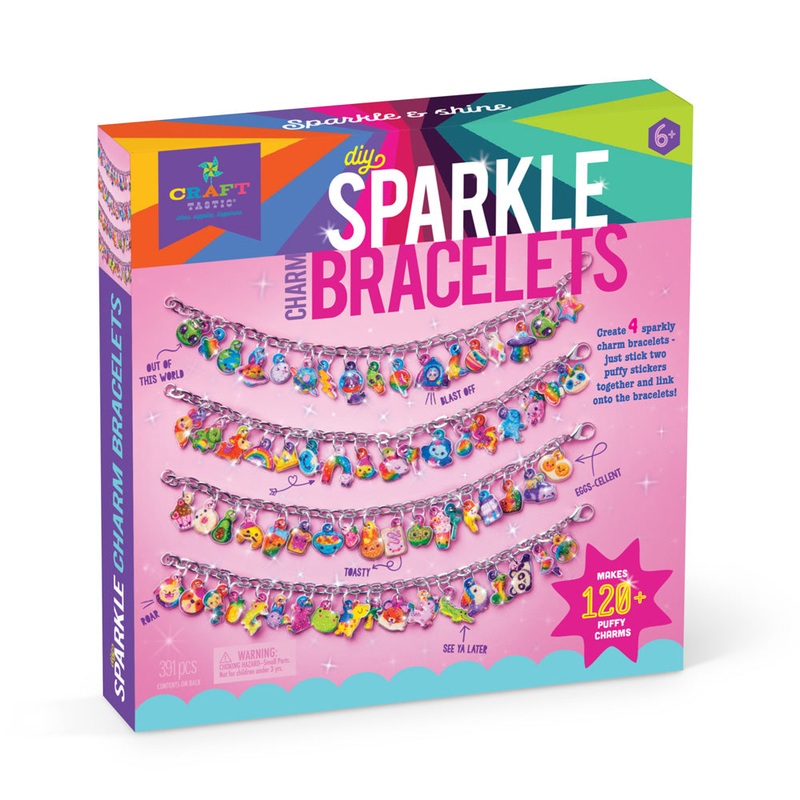 Craft-Tastic DIY Sparkle Charm Bracelets