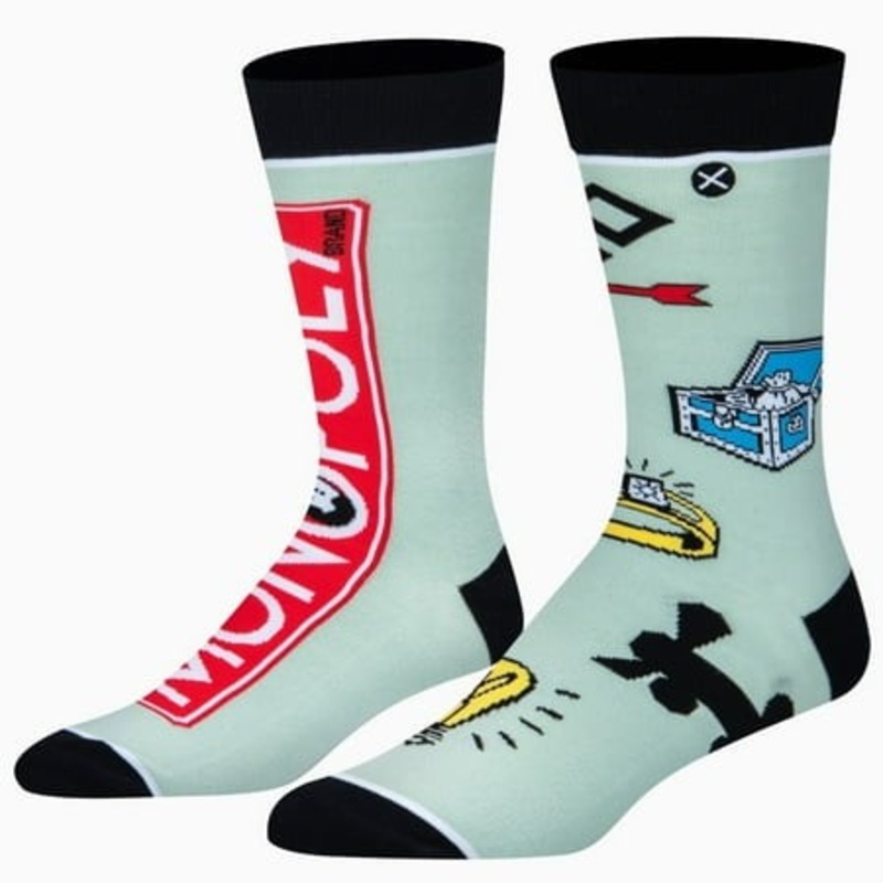 Odd Sox Classic Monopoly Crew Socks Size L