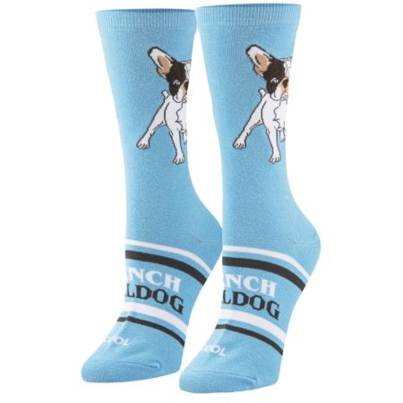 Odd Sox French Bulldog Crew Socks Size M
