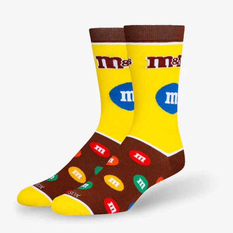 Odd Sox M&Ms Crew Socks Size L