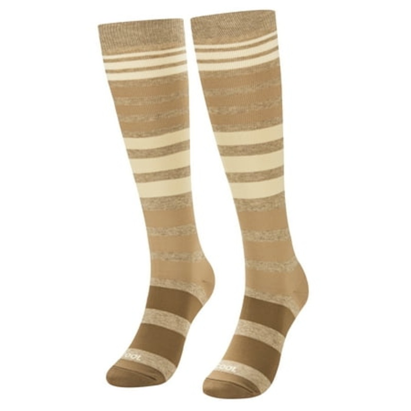 Odd Sox Over the Calf Knee High Compression Socks (Ombre Stripe) Size L