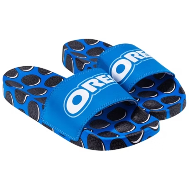 Odd Sox Slide Slip on Sandal (Oreos) Size L