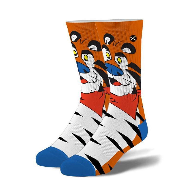 Odd Sox Tony the Tiger Crew Socks Size L