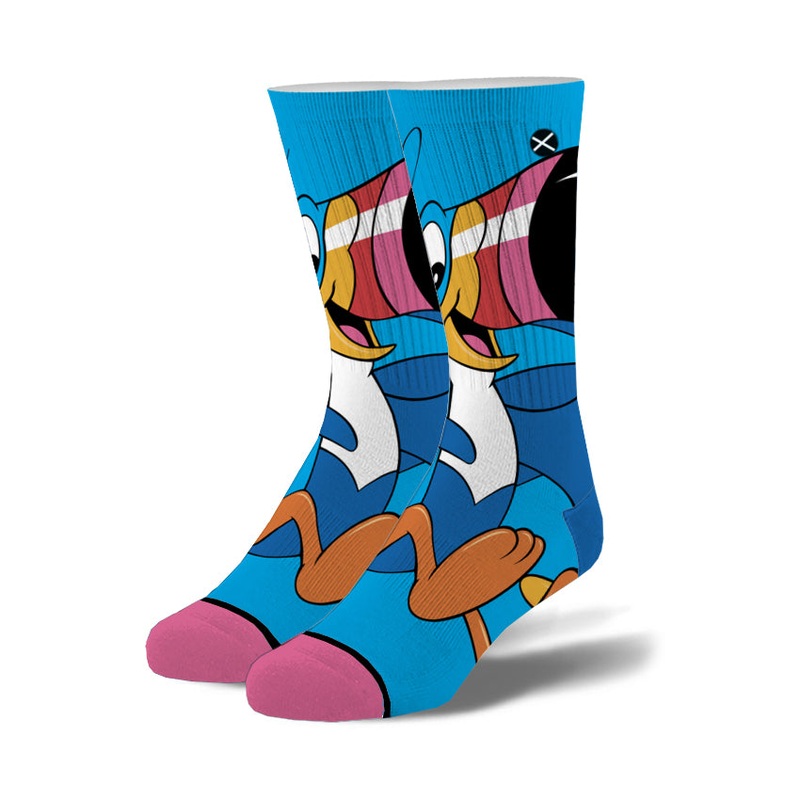 Odd Sox Toucan Sam Crew Socks Size L